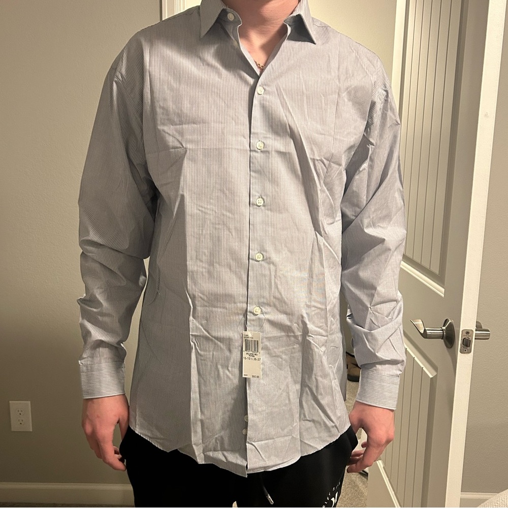 Men’s Stripped Button up Shirt